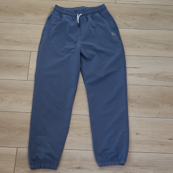 Vineyard Vines Other - VINEYARD VINES Joggers Boys Youth XL Blue Tech Logo Cuffed Pants